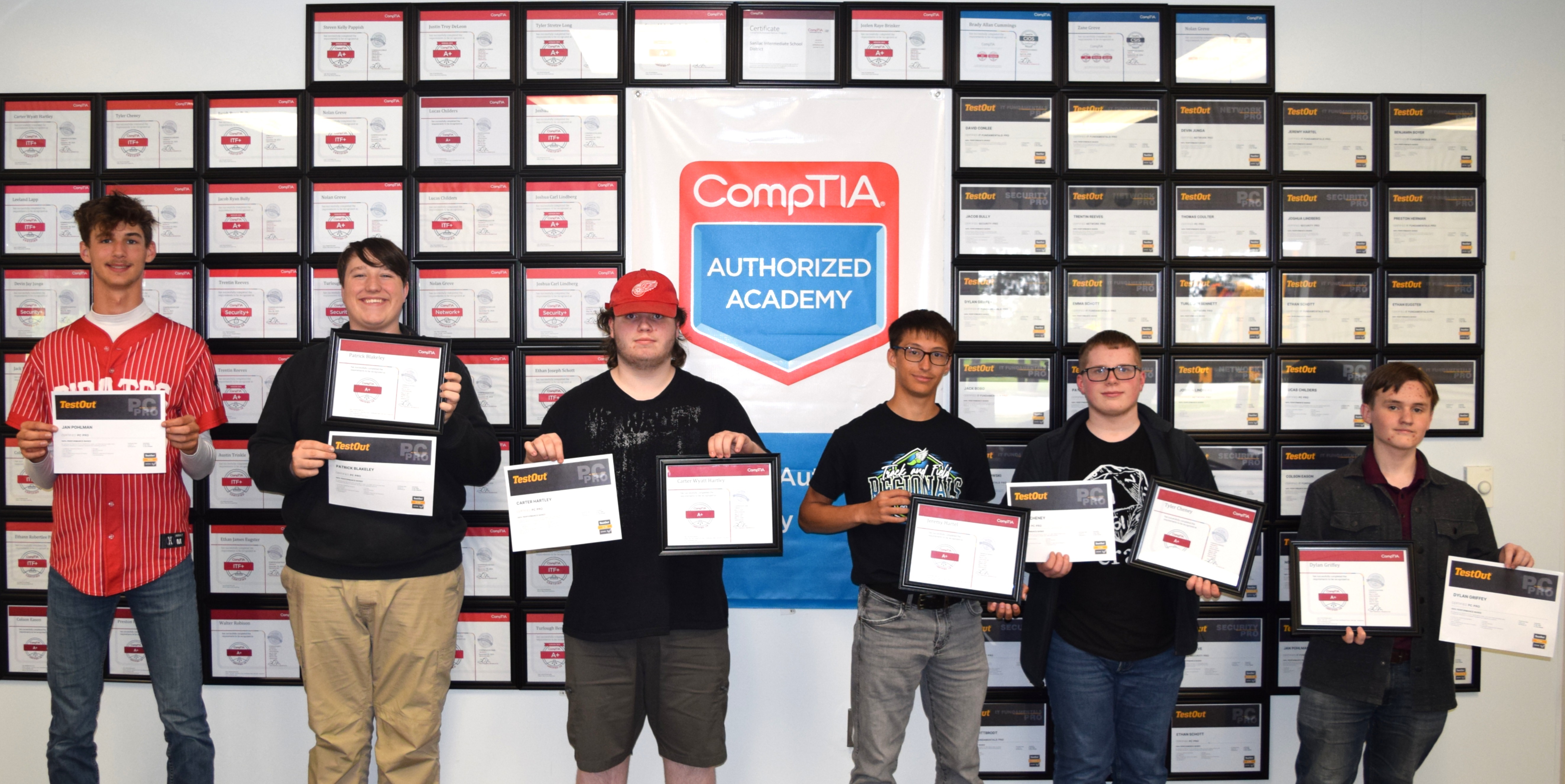 PM students holding certification